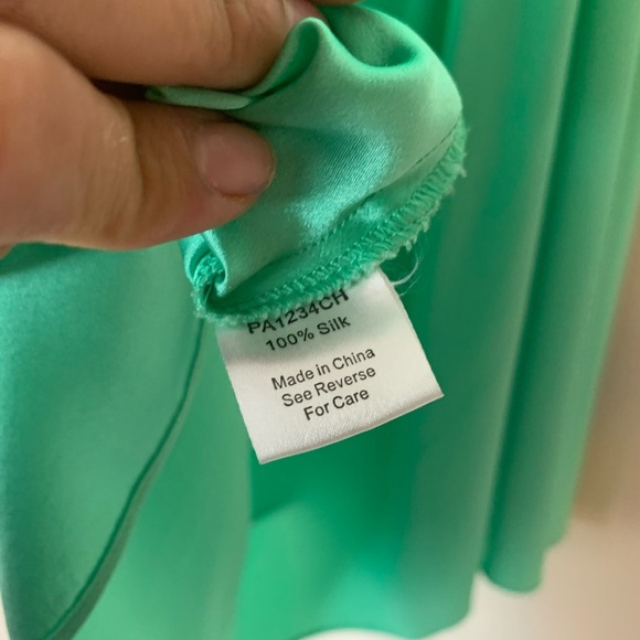 PARKER TURQUOISE DRESS - Picture 6 of 10